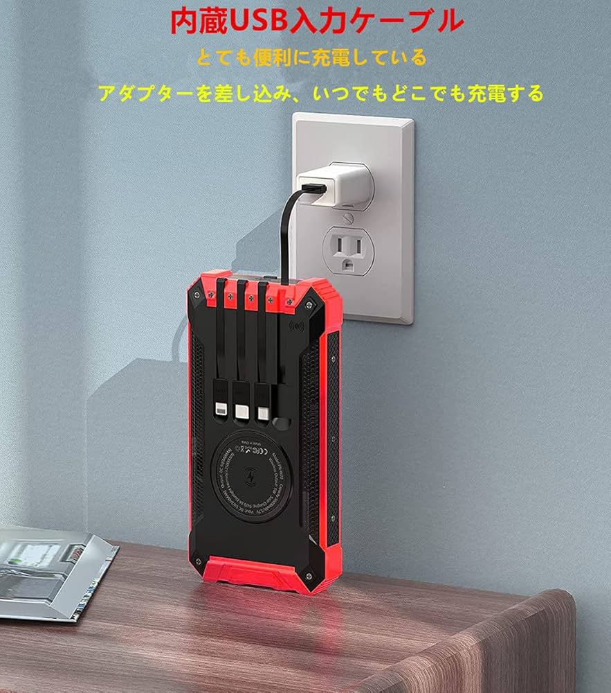 microusb充電式　ソーラーパネル搭載　2400mahバッテリー内蔵 71VzpMu0doL._AC_UL210_SR210,